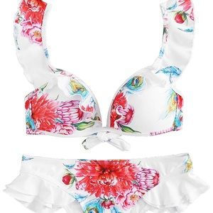 Flower Ruffle bikini!